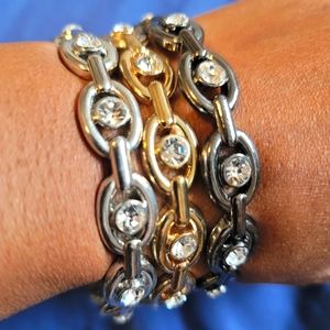 Trio of sparking bangle bracelets (NWOT)